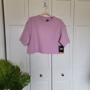 Nwt oversized crop sweatshirt